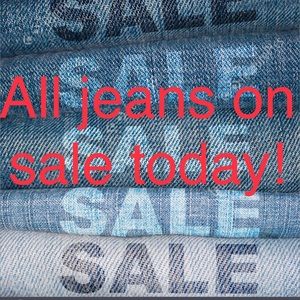 ❗️All jeans on sale today!
